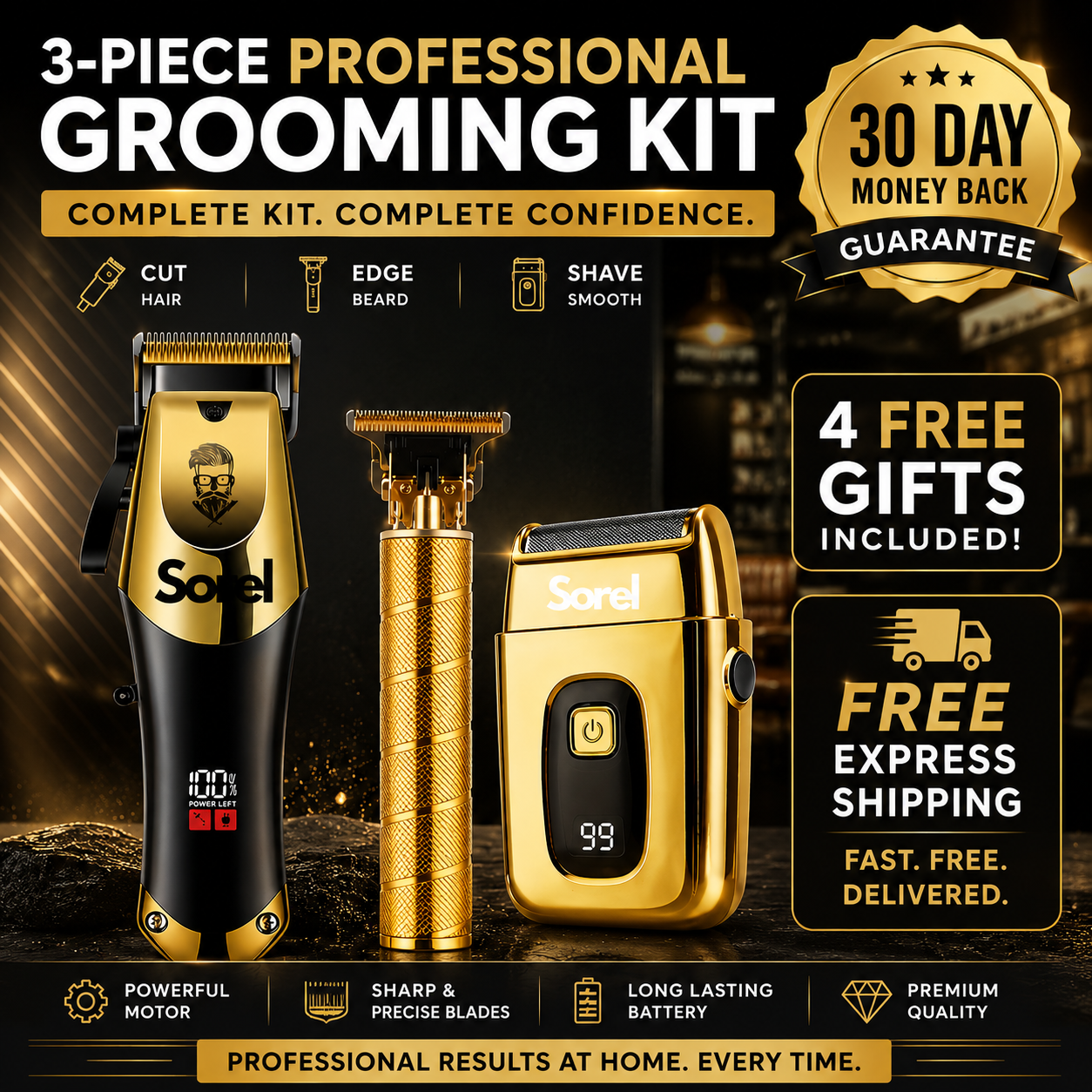 3-Piece Professional Kit